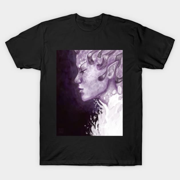 Demon Violet T-Shirt by Elainuar